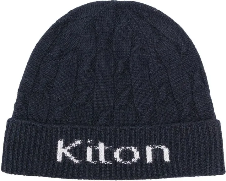 Logo-Intarsia Cashmere Beanie