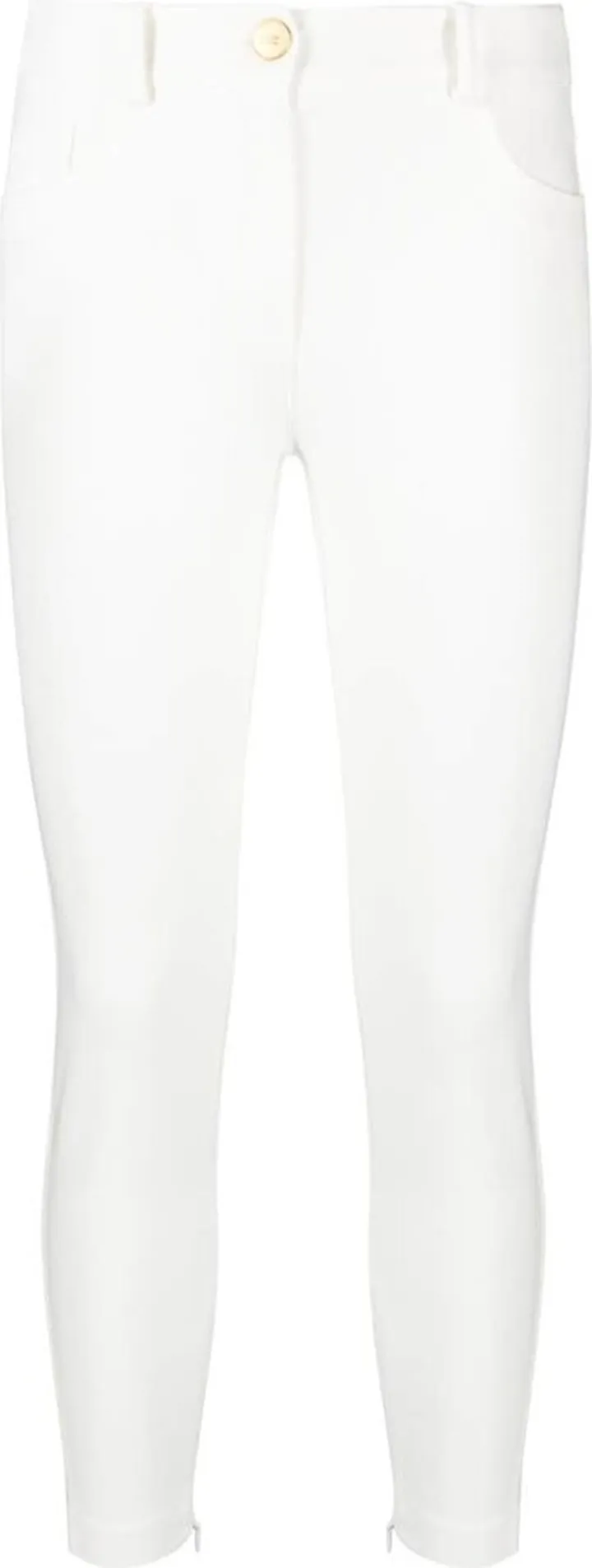Skinny-Leg Cropped Trousers