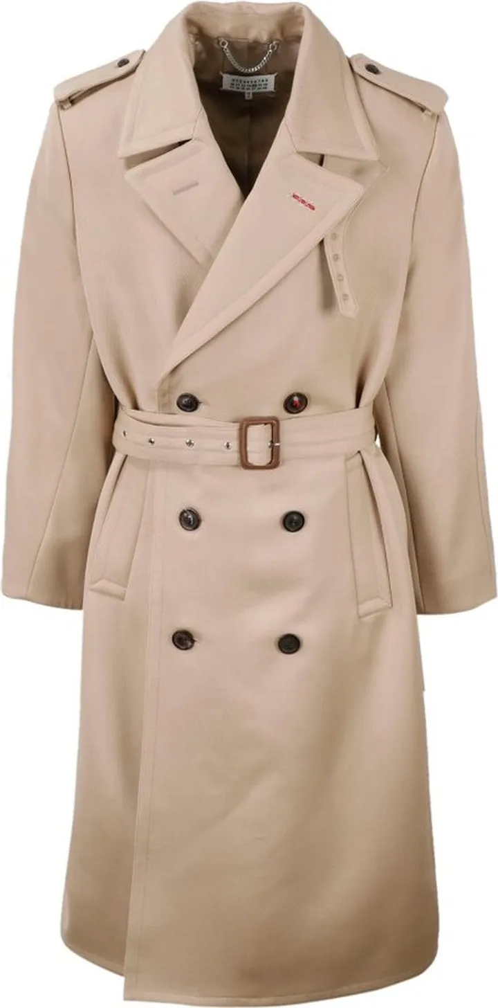 Maison Margiela Double Breasted Trench Coat