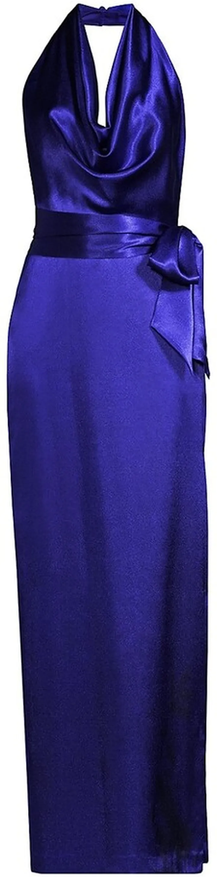 Cowl Halterneck Gown