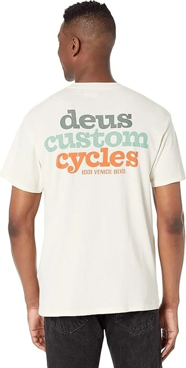 Deus Ex Machina Grill Tee (Dirty White) Men's Clothing