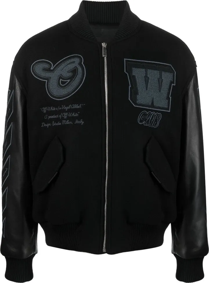 Appliqué Bomber Jacket