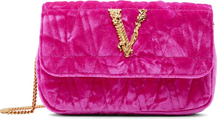 Versace Pink Mini Virtus Bag