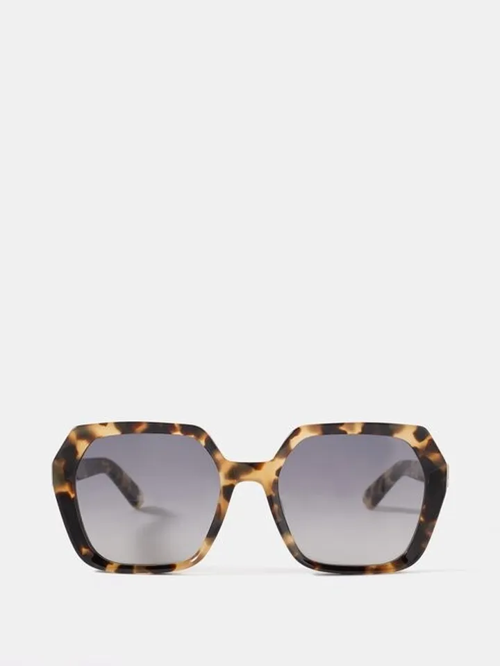 Diormidnight S2f Square Acetate Sunglasses