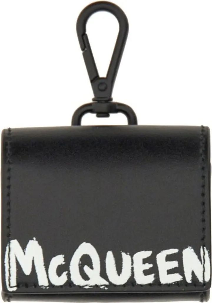 Alexander McQueen Graffiti Logo Printed Airpod Case