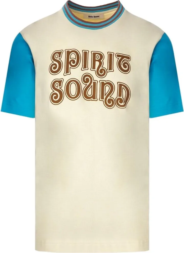 Wales Bonner Slogan Printed Crewneck T-Shirt