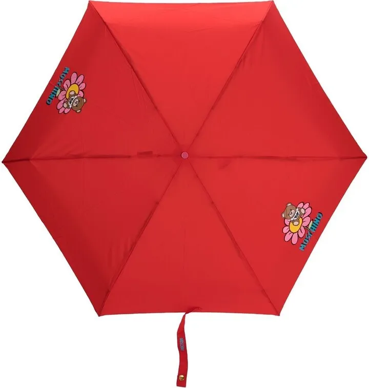Logo-Print Detail Umbrella