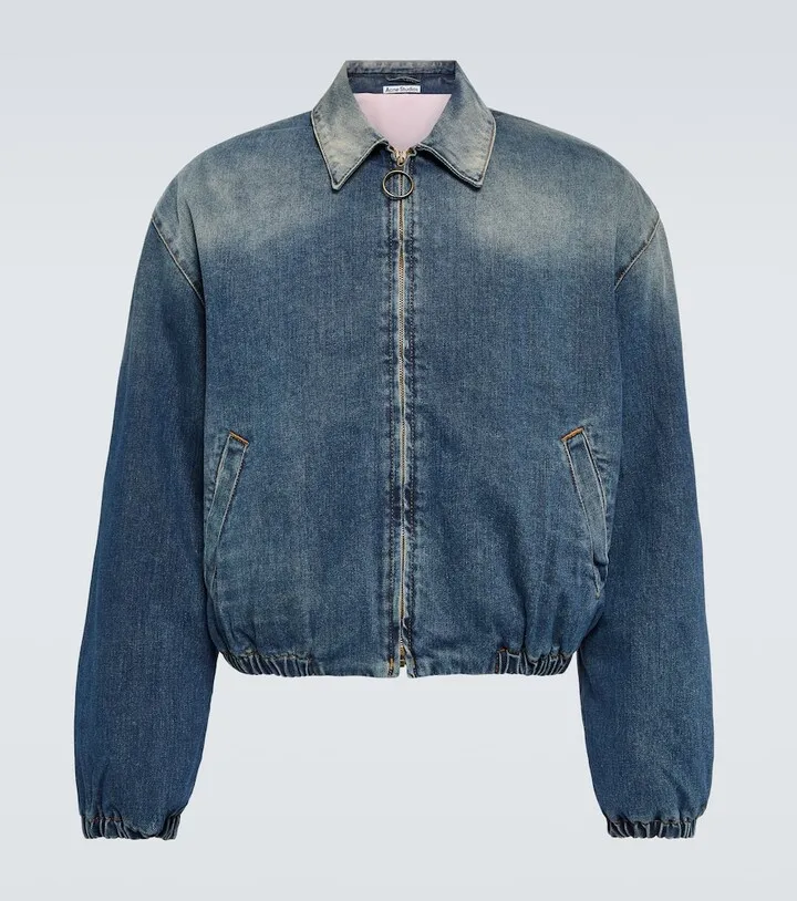 Padded denim jacket