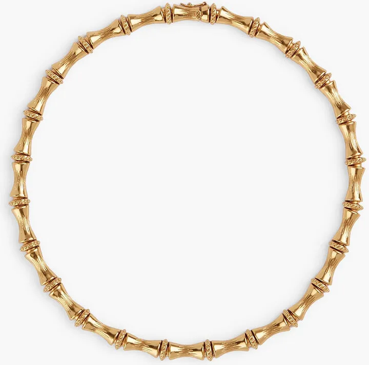 Gold-tone choker