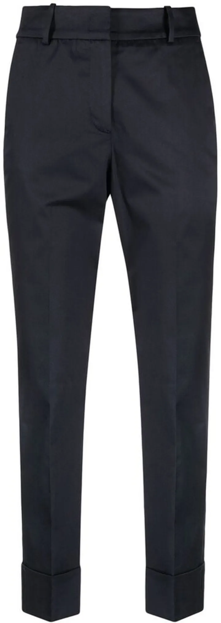 Slim-Fit Cropped Trousers