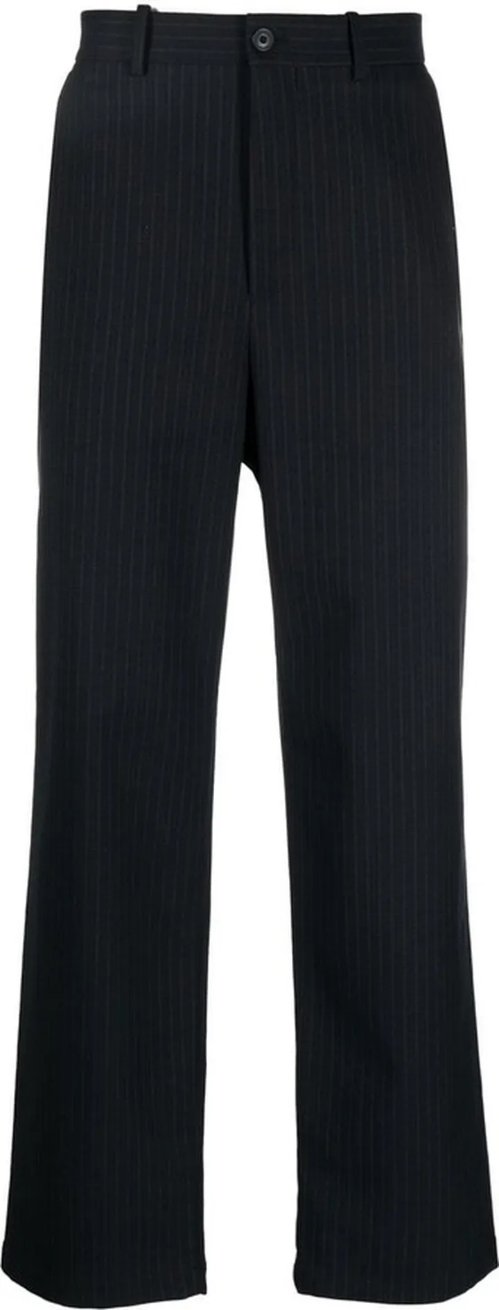 Straight-Leg Pinstripe Trousers