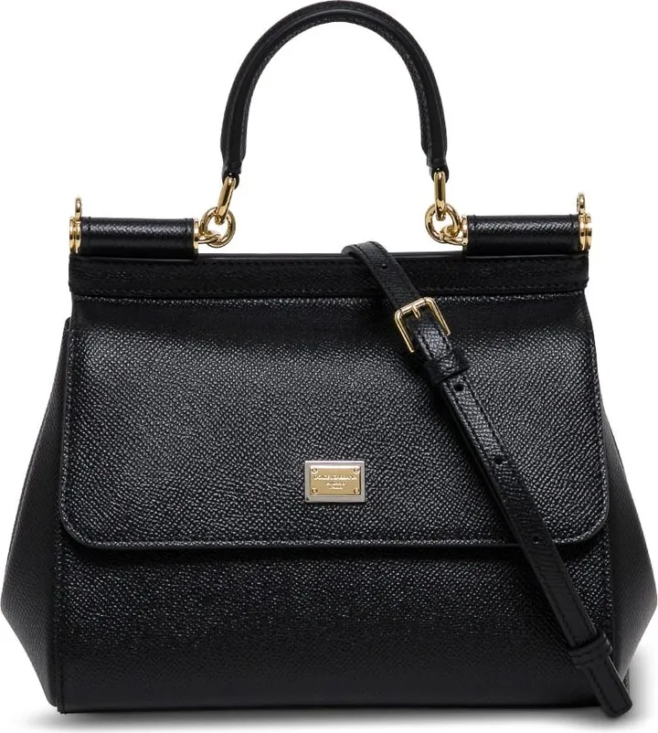 Dolce & Gabbana Woman's Sicily Dauphine Leather Handbag