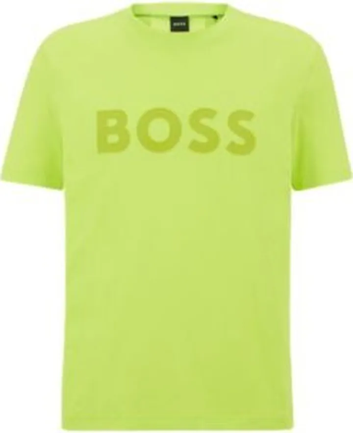 Crew-neck T-shirt in cotton jersey with logo print