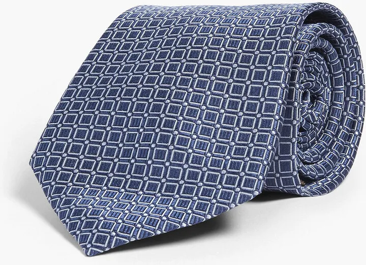 Silk-jacquard tie