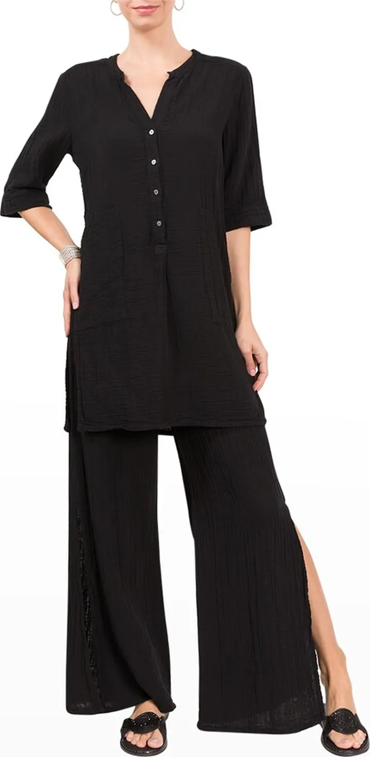 Kinsley Cotton Gauze Tunic Top