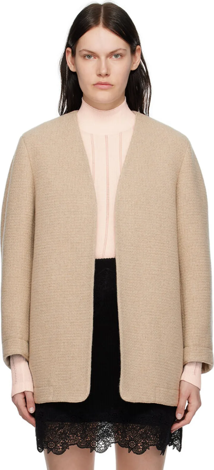 Chloé Beige Cacoon Coat