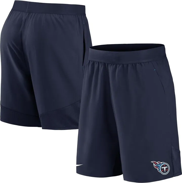 Men's Nike Navy Tennessee Titans Stretch Woven Shorts