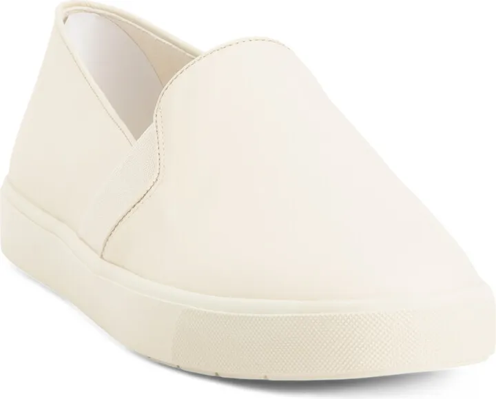 Leather Slip On Sneakers