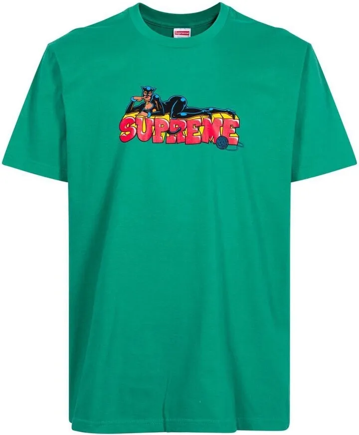 Catwoman logo-print T-shirt