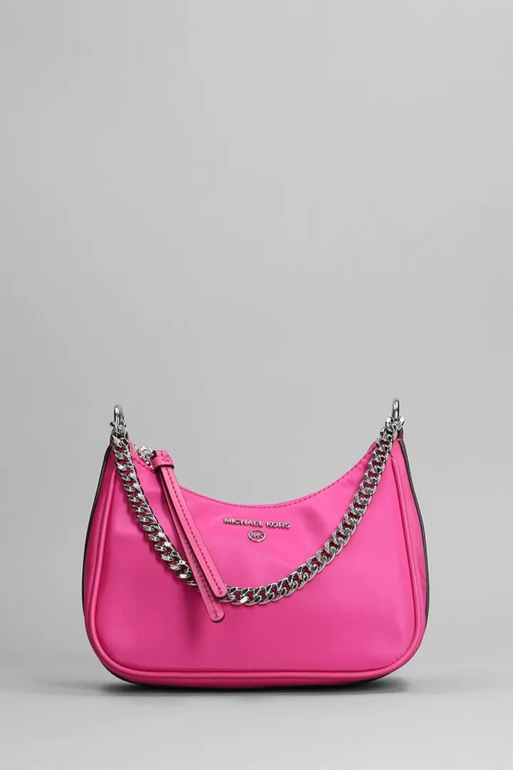 Jet Set Charm Hand Bag In Fuxia Synthetic Fibers
