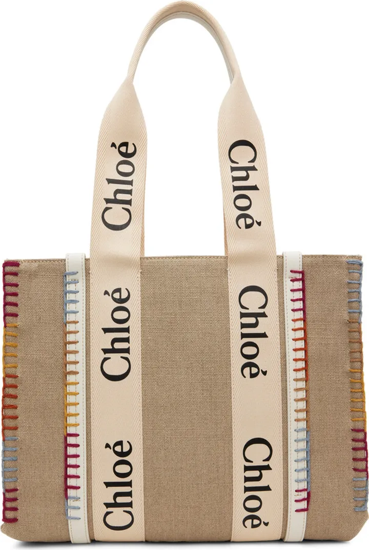 Chloé Beige Medium Woody Tote