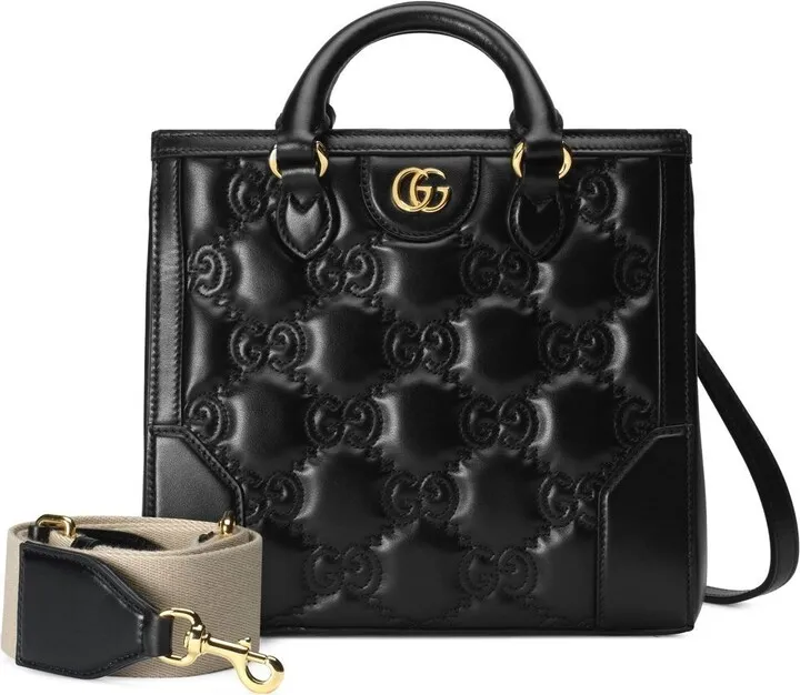 GG logo-embossed mini tote bag