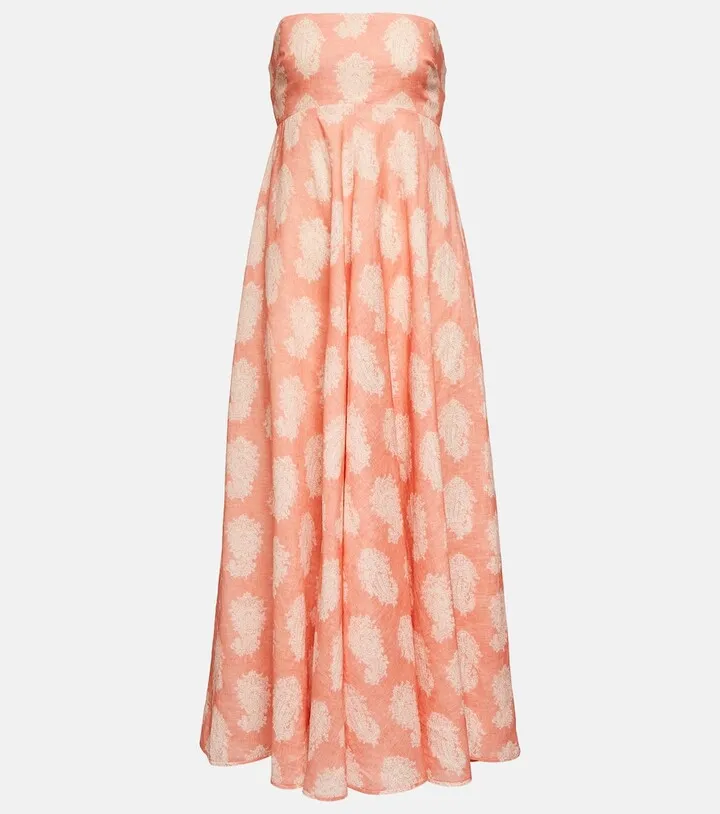 Printed midi dress