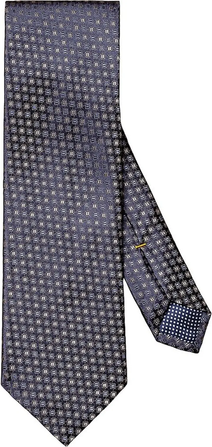 Jacquard Geometric Silk Tie