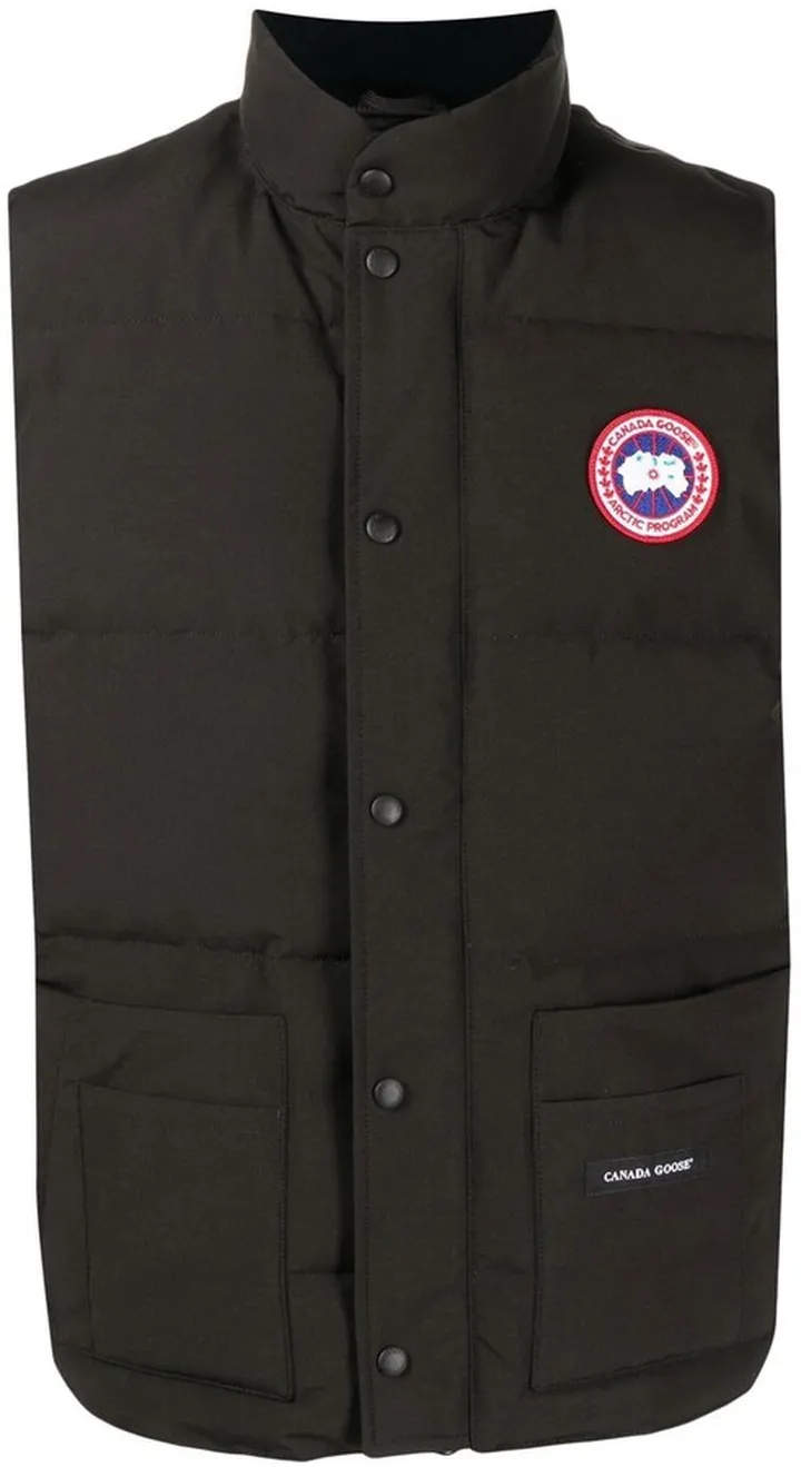 Logo-Patch Padded Gilet