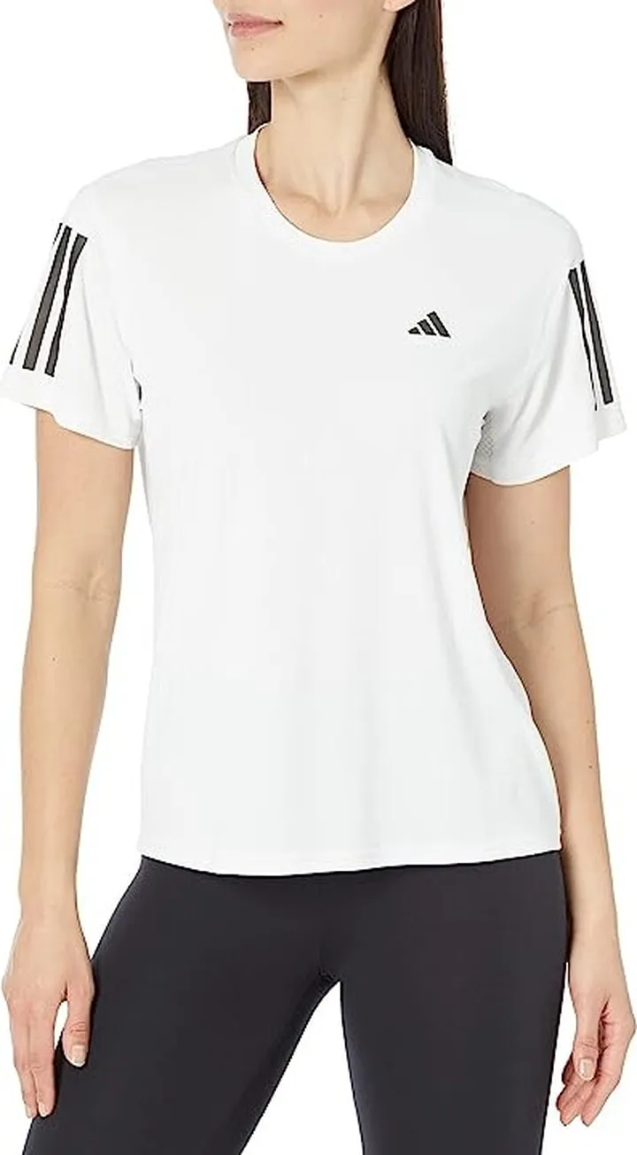 adidas Own The Run Tee (White 1) Women's Clothing