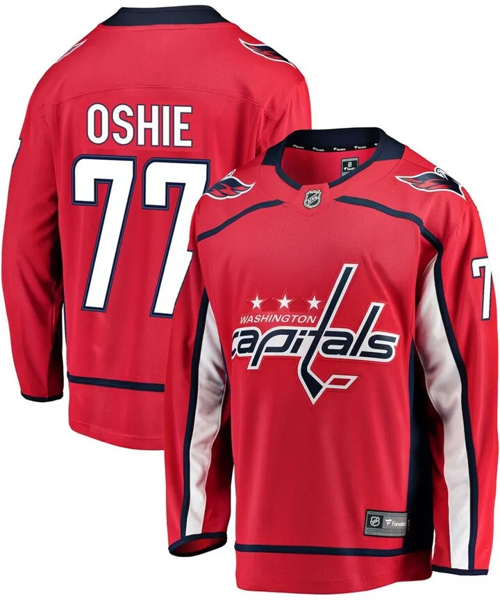 Men's Tj Oshie Red Washington Capitals Breakaway Player Jersey