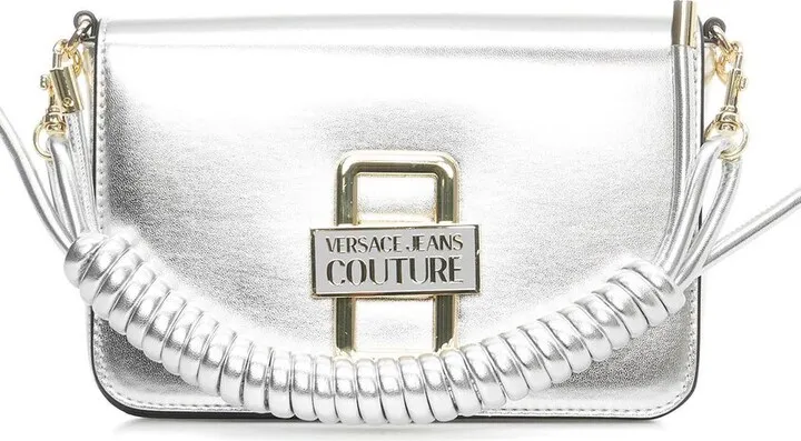 Versace Jeans Couture Logo Plaque Shoulder Bag