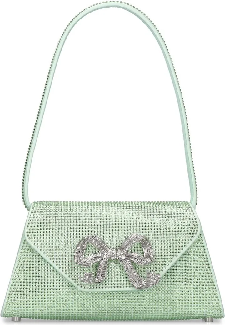 Mini hotfix bow shoulder bag