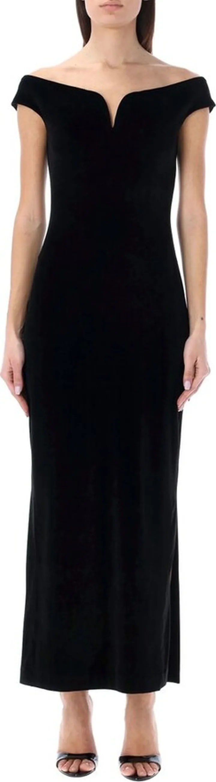 Nanushka Off-Shoulder Midi Dress