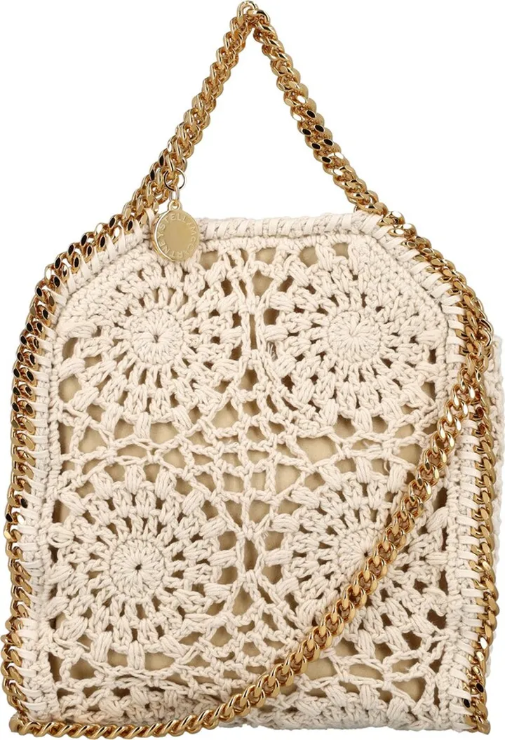 Falabella Cotton Crochet Tiny Tote Bag