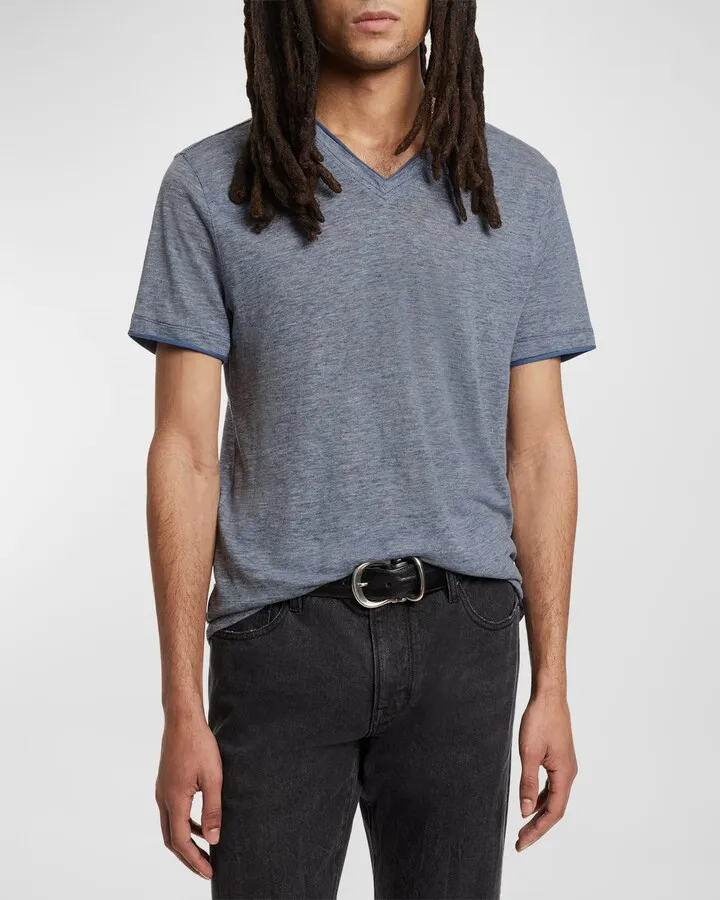 Men's Wooster Melange V-Neck T-Shirt