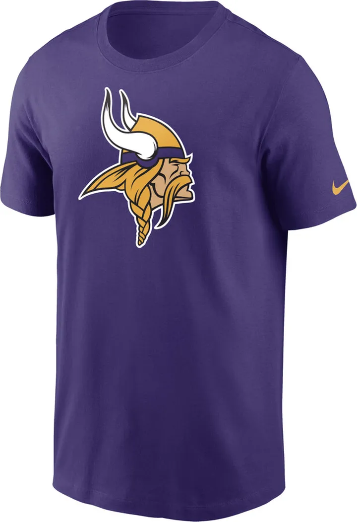 Nike Women's Logo Essential (NFL Minnesota Vikings) T-Shirt in Purple