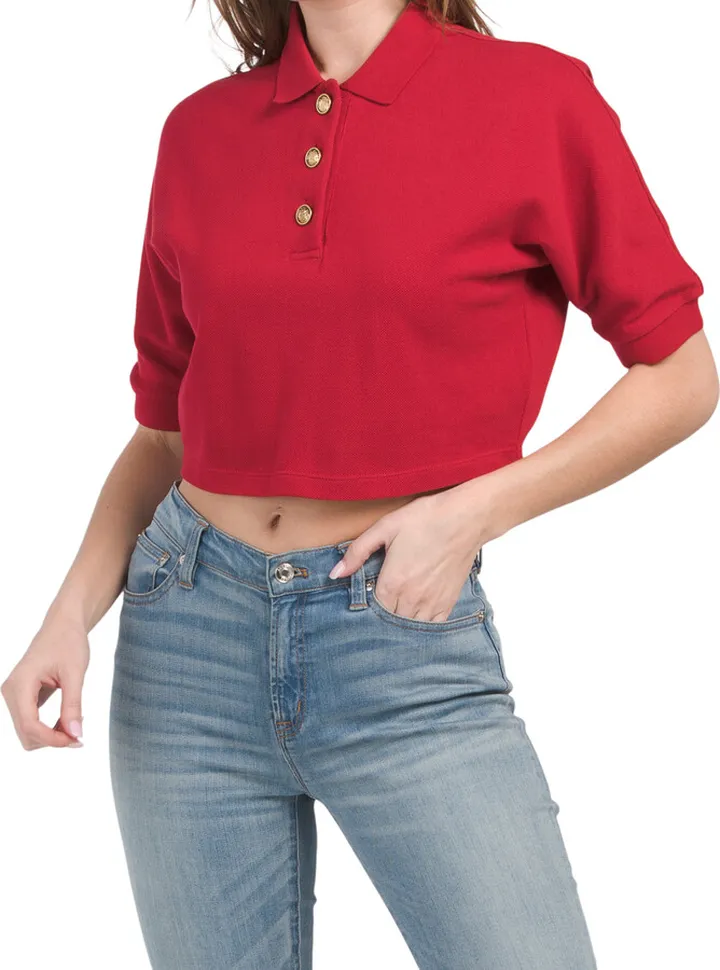 Made In France Cropped Polo