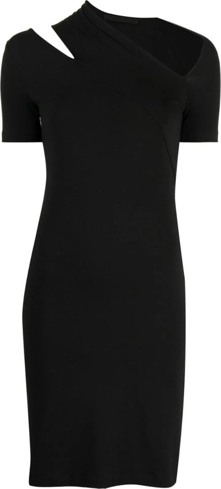 Cut-Out Detailing Cotton-Blend Dress