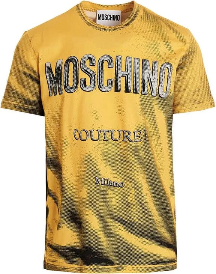 Moschino Logo Printed Crewneck T-Shirt
