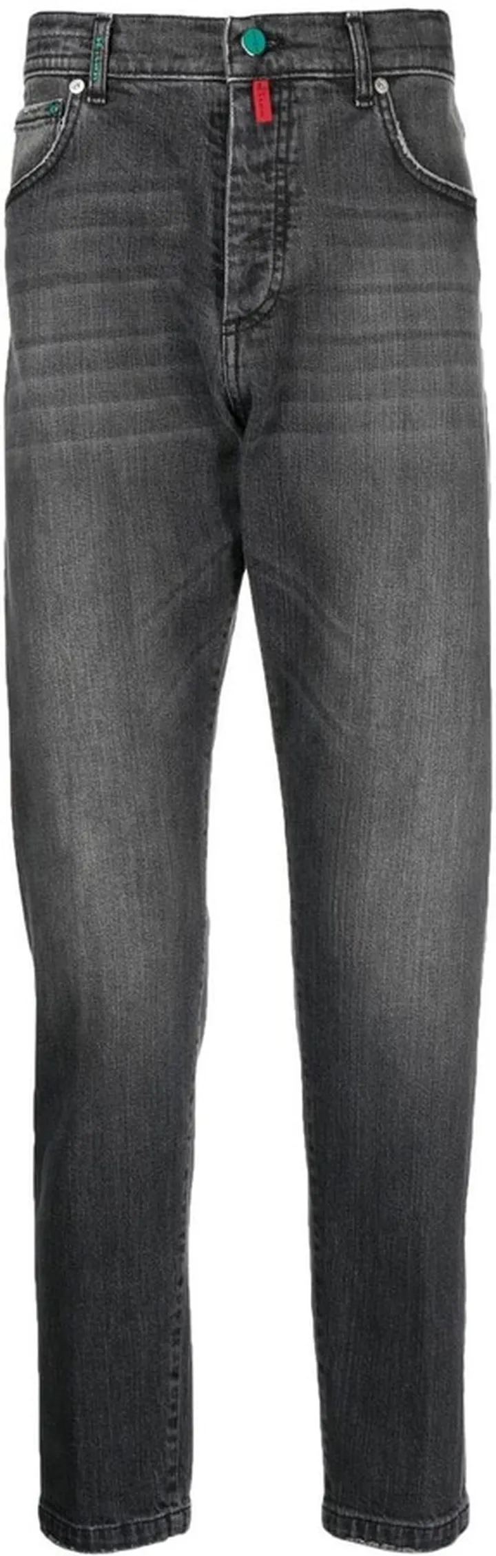 High-Waist Tapered Jeans