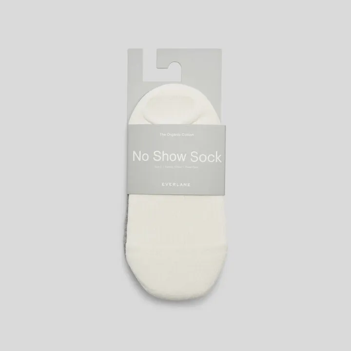 The Organic Cotton No-Show Sock 3-Pack