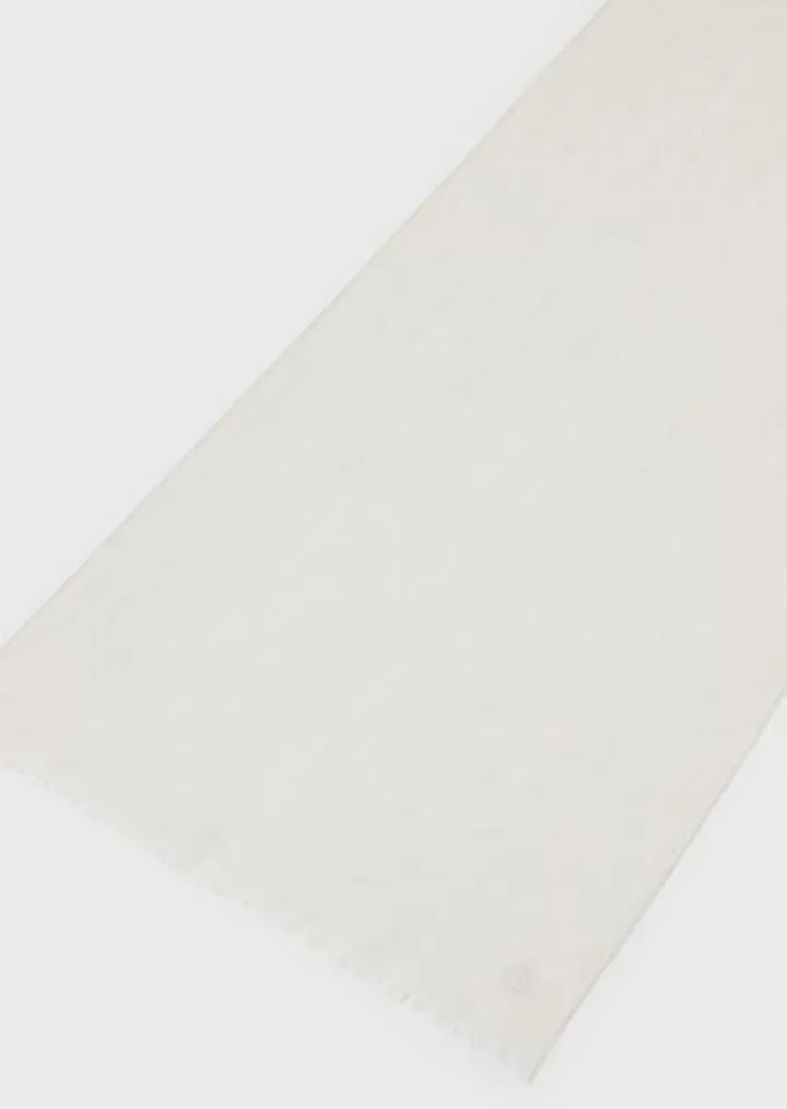 Linen and cashmere stole