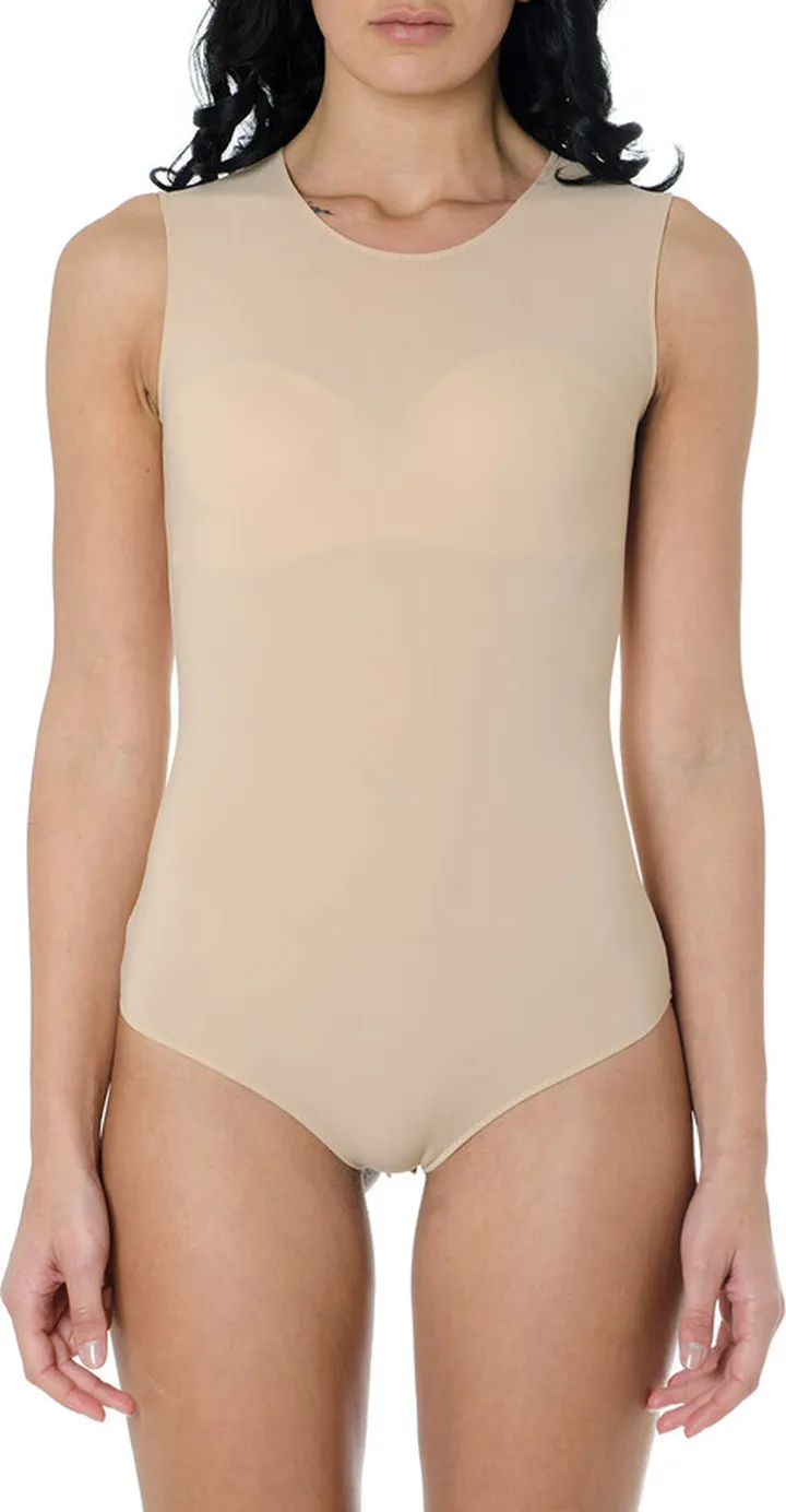 Stretch-jersey Nude Color Bodysuit