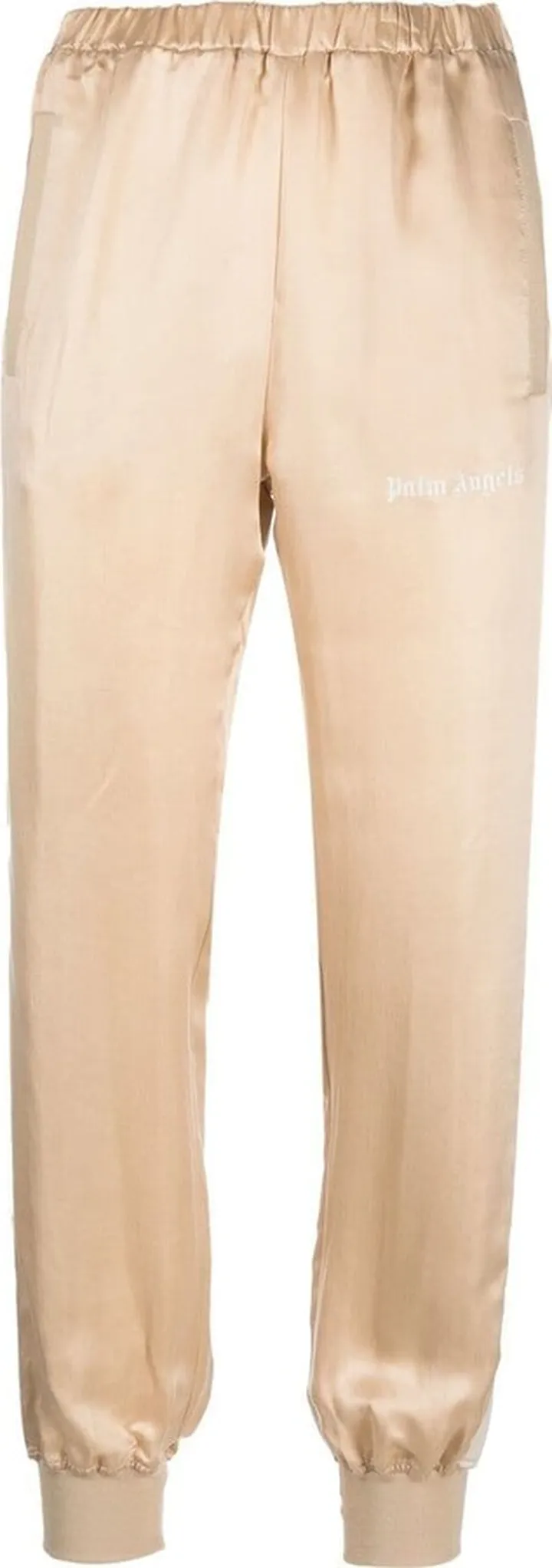 Logo-Print Satin Track Pants