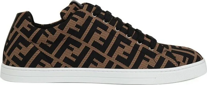 Fendi FF Logo Low-Top Sneakers