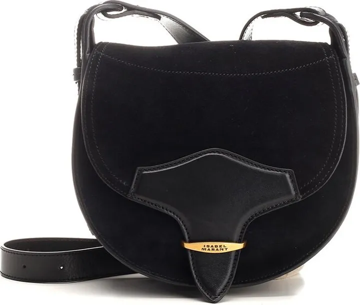 Isabel Marant Saddle Foldover-Top Crossbody Bag