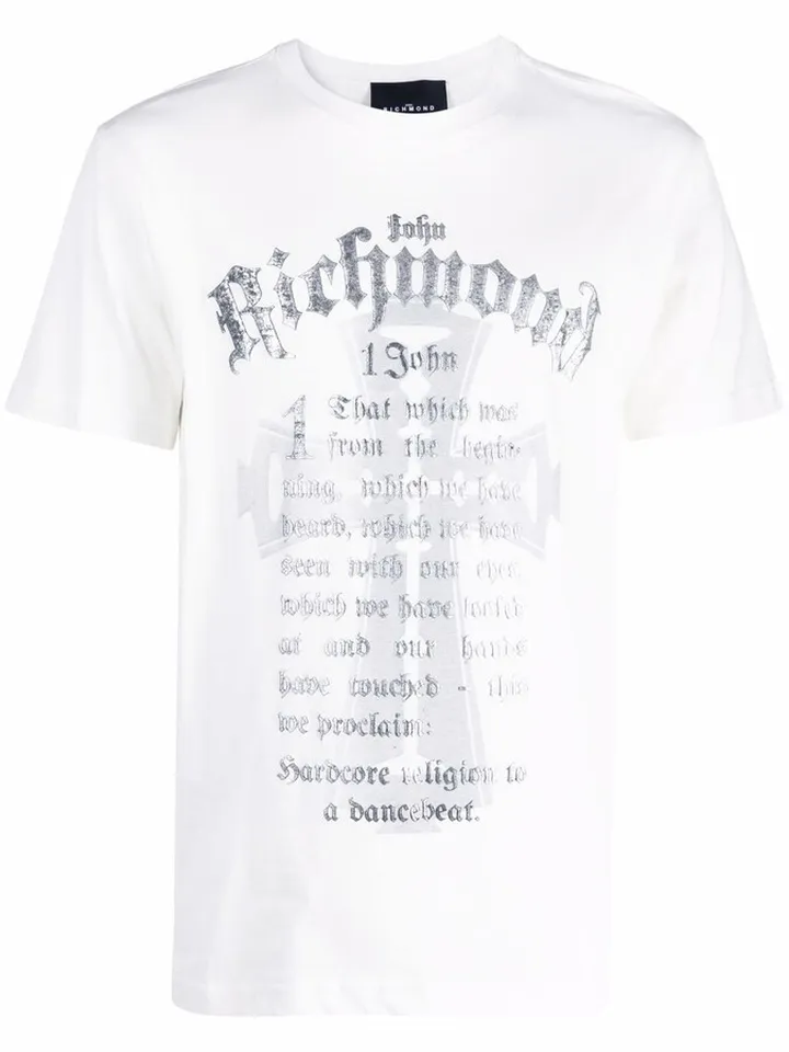 logo-print cotton T-shirt