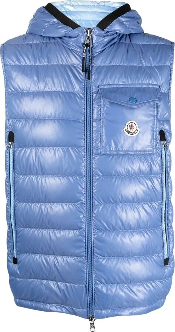 Logo-Patch Padded Gilet