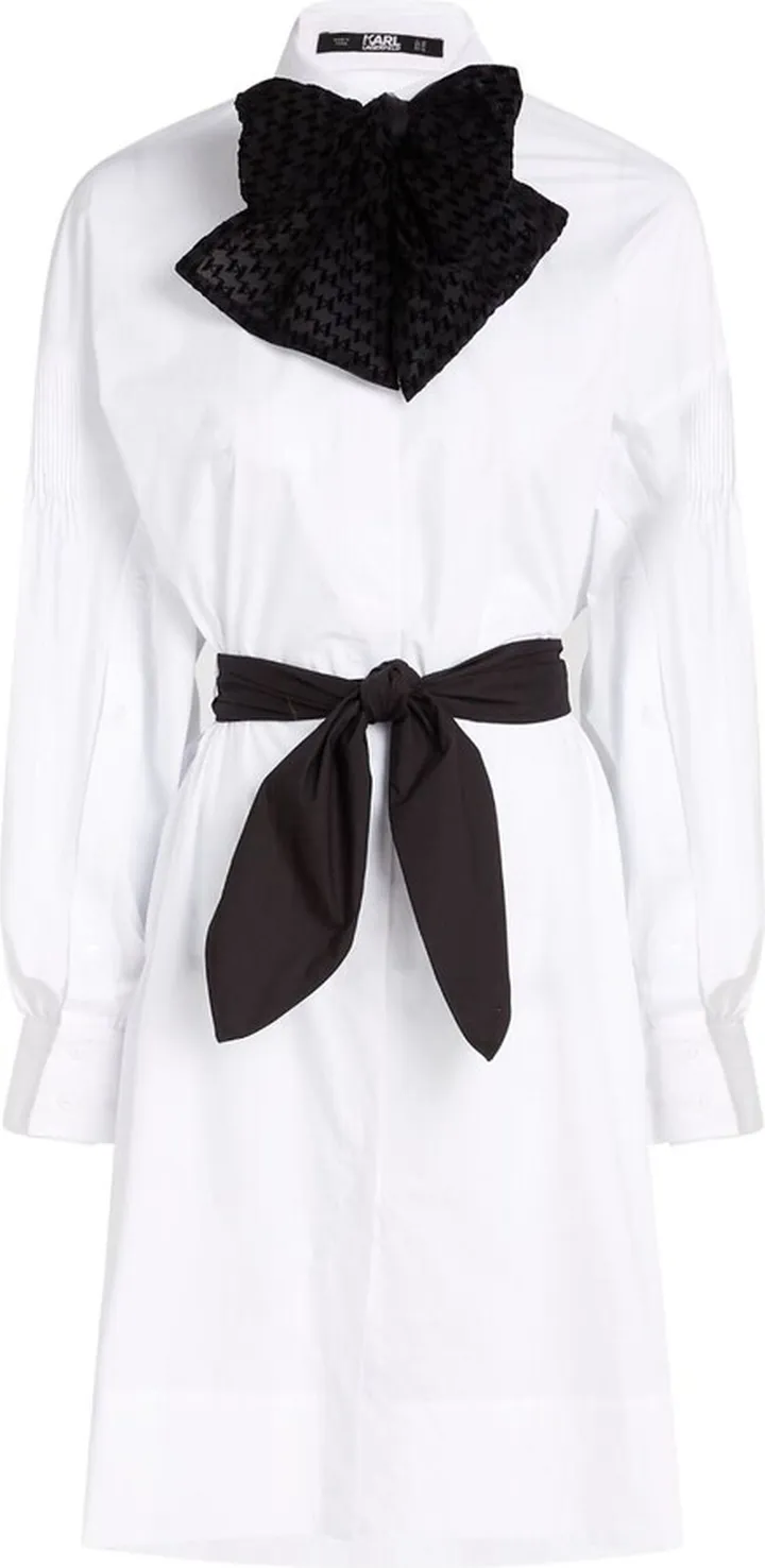 Hun's Pick necktie shirtdress